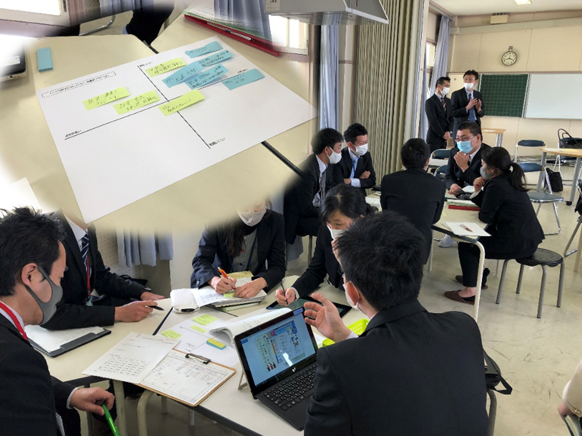 稲永小学校と野跡小学校の両校教職員や関係者が一堂に会する「マッチングプロジェクト全体会」が開催されました 画像2